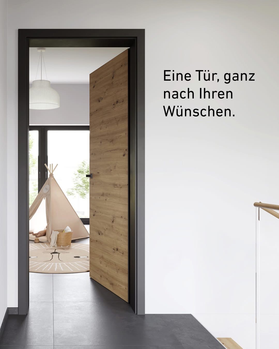 Innentüren nach Maß konfigurieren: Oberfläche, Zarge, Beschlag
