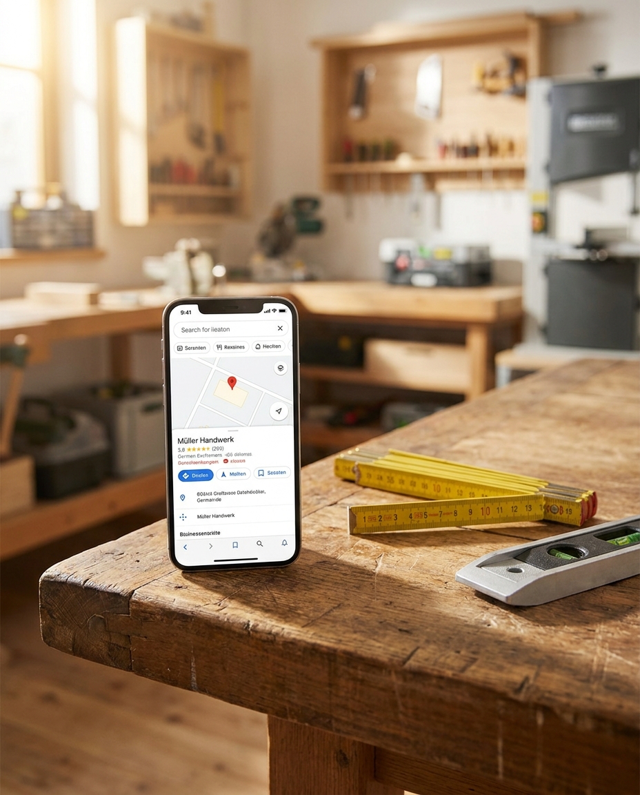 Google-Sichtbarkeit für Handwerksbetriebe: So klappt's automatisch