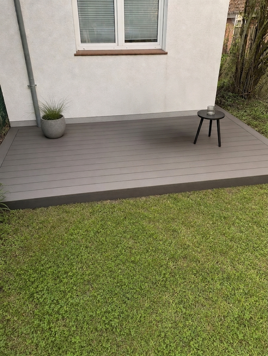 Terrassensanierung mit WPC-Dielen: Vom Moos zur Wohlfühlterrasse